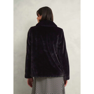 Hobbs Dania Faux Fur Coat